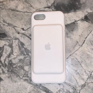 apple white battery case:iphone 7